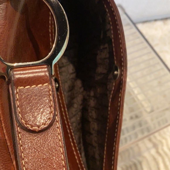 Christian Dior Saddle Bag. Leather. Stitching floral design. - Picture 9 of 10